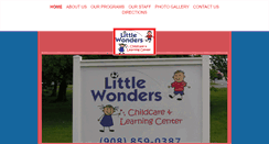 Desktop Screenshot of littlewonderslopat.com
